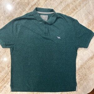 Rodd & Gunn “Gunn Polo” 3XL Sports Fit Hunter Green 100% Cotton Piqué EUC